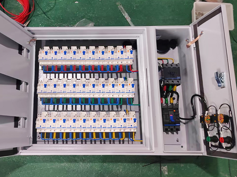 定制BG11低压成套配电箱路灯照明控制箱正泰漏保空开30回路