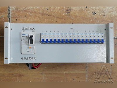3U配电箱 正泰-48V直流机架式配电单元16回路 电信灰