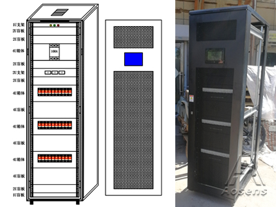 42U施耐德配电柜 7寸大屏 总测分测