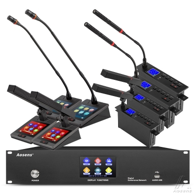 AS-6915CD 签到表决+视像跟踪+录音+讨论会议系统