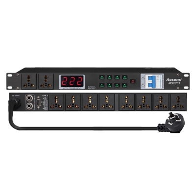 APX82022 奥盛 8+2路时序电源带电脑中控与滤波功能